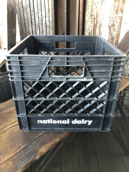 画像1: Vintage USA  DAIRY FOODS Heavy Duty Plastic Milk Crate national dairy (I)  (1)