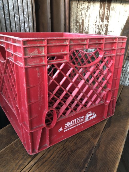 画像3: Vintage USA  DAIRY FOODS Heavy Duty Plastic Milk Crate SMITH'S (E)  (3)