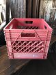 画像1: Vintage USA  DAIRY FOODS Heavy Duty Plastic Milk Crate SMITH'S (B)  (1)