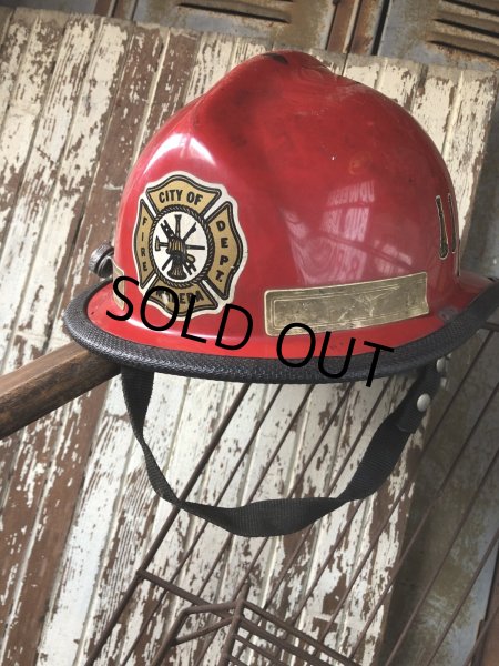 画像16: Vintage Firefighter's Helmet (A065) (16)