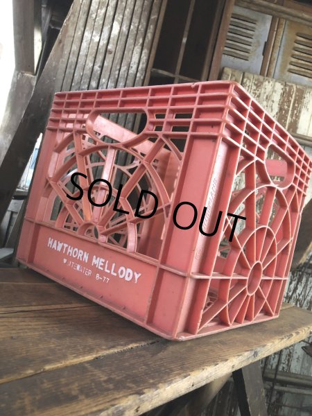 画像3: Vintage USA  DAIRY FOODS Heavy Duty Plastic Milk Crate HAWTHORN MELLODY (X)  (3)