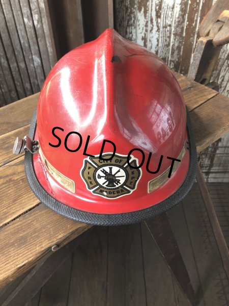 画像1: Vintage Firefighter's Helmet (A065) (1)