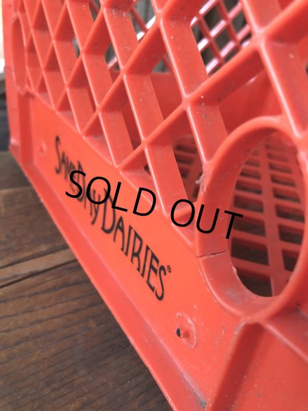 画像7: Vintage USA  DAIRY FOODS Heavy Duty Plastic Milk Crate SAME DAY DAYRIES (R)  (7)