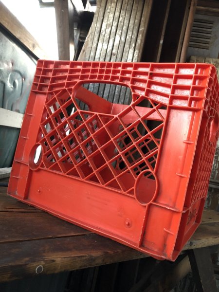 画像2: Vintage USA  DAIRY FOODS Heavy Duty Plastic Milk Crate SAME DAY DAYRIES (R)  (2)