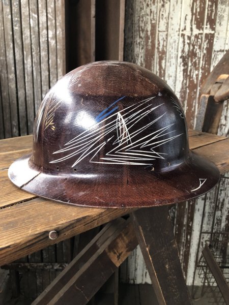 画像2: Vintage MSA Skullgard Fiber Glass Helmet  (A064) (2)