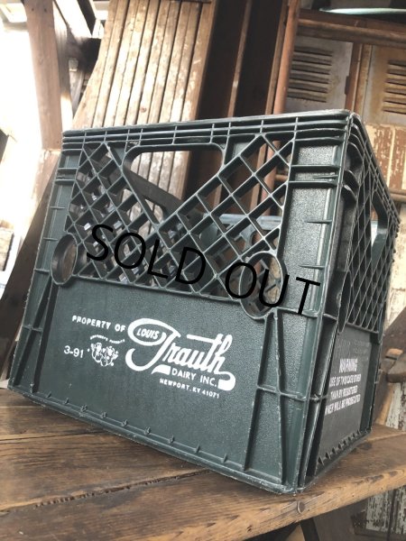 画像3: Vintage USA  DAIRY FOODS Heavy Duty Plastic Milk Crate LOUIS Trauth Dairy Inc. (Q)  (3)