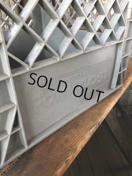 画像6: Vintage USA  DAIRY FOODS Heavy Duty Plastic Milk Crate Foremost (O)  (6)