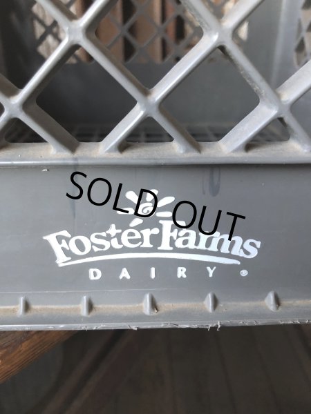 画像4: Vintage USA  DAIRY FOODS Heavy Duty Plastic Milk Crate Foster Farms (M)  (4)