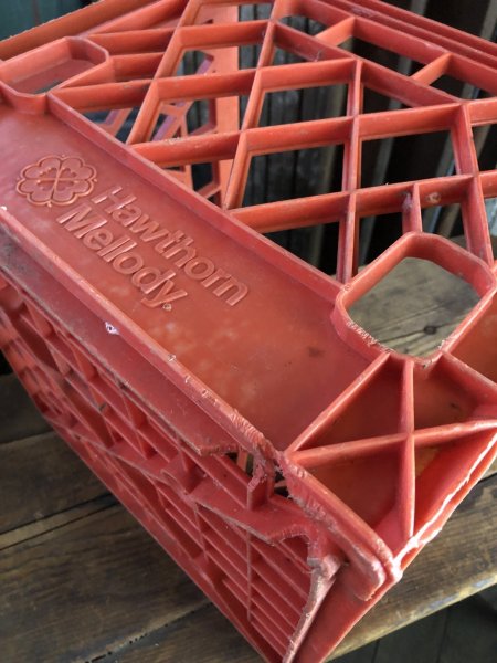 画像9: Vintage USA  DAIRY FOODS Heavy Duty Plastic Milk Crate Hawthorn Mellody (Y)  (9)