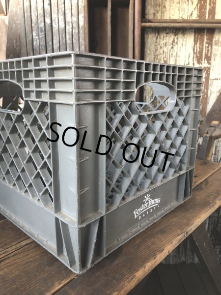 画像3: Vintage USA  DAIRY FOODS Heavy Duty Plastic Milk Crate Foster Farms (M)  (3)
