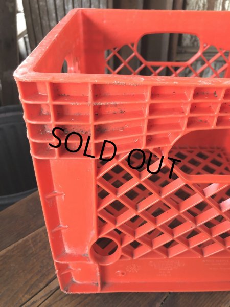 画像8: Vintage USA  DAIRY FOODS Heavy Duty Plastic Milk Crate SAME DAY DAYRIES (R)  (8)