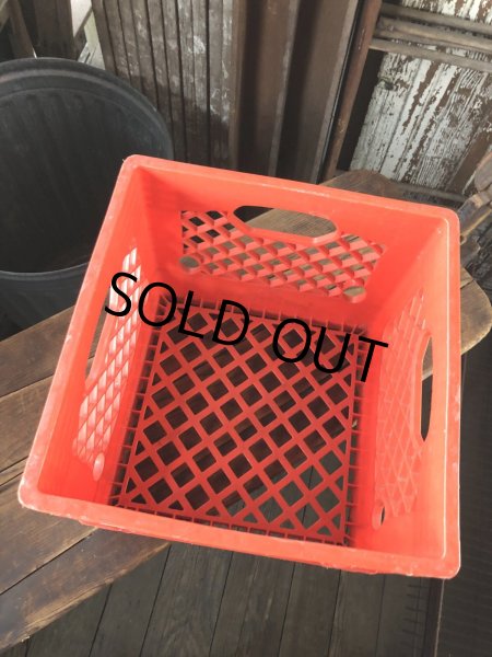 画像9: Vintage USA  DAIRY FOODS Heavy Duty Plastic Milk Crate SAME DAY DAYRIES (R)  (9)