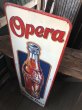 画像2: 40s Vintage Original OPERA Ornage Soda Pop Advertising Sotre Display Sign (A066) (2)