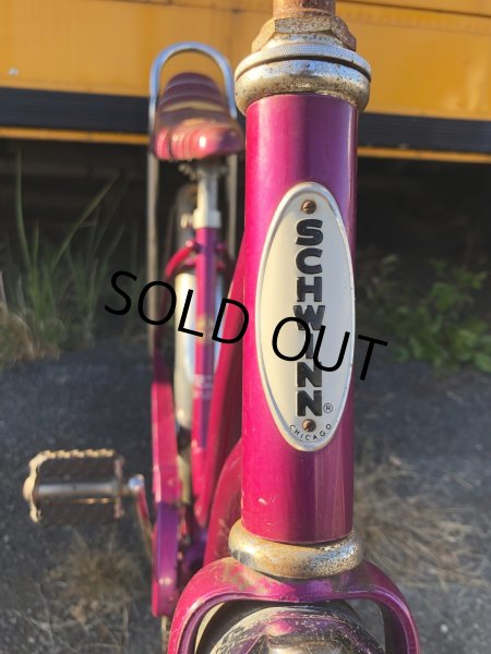 画像2:  【店舗引き取り限定】Vintage Schwinn Hollywood Bicycle Purple 24" (A068) (2)