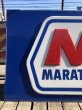 画像14: 【店舗引き取り限定】 Original Huge Vintage Marathon Oil Gas Station Sign (A070) (14)