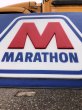 画像8: 【店舗引き取り限定】 Original Huge Vintage Marathon Oil Gas Station Sign (A070) (8)
