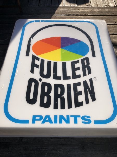 画像16: 【店舗引き取り限定】 Vintage Advertising Fuller O'brien Paints Huge Sign (A071) (16)