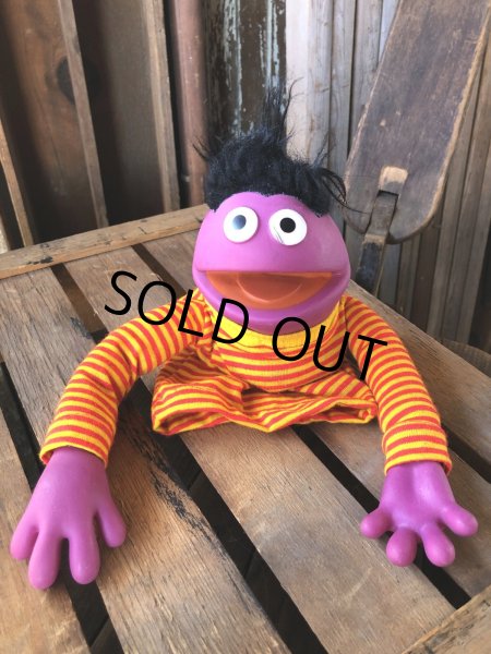 画像11: 70s Vintage Sesame Street Roosevelt Franklin Hand Puppet (A072)  (11)