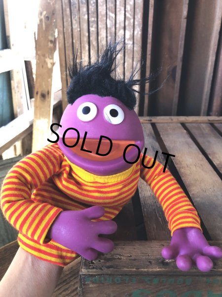 画像1: 70s Vintage Sesame Street Roosevelt Franklin Hand Puppet (A072)  (1)