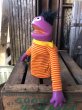 画像6: 70s Vintage Sesame Street Roosevelt Franklin Hand Puppet (A072)  (6)