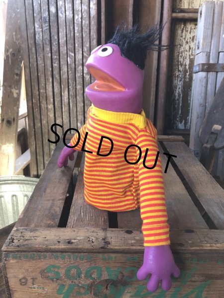画像6: 70s Vintage Sesame Street Roosevelt Franklin Hand Puppet (A072)  (6)