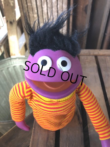 画像7: 70s Vintage Sesame Street Roosevelt Franklin Hand Puppet (A072)  (7)