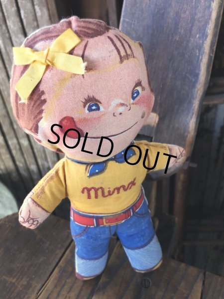 画像2: 50s Vintage General Foods BIRDS EYE Orange Juice Minx Advertising Cloth Doll (A074) 　 (2)