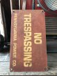画像7: Vintage NO TRESPASSING Sign (A059) (7)