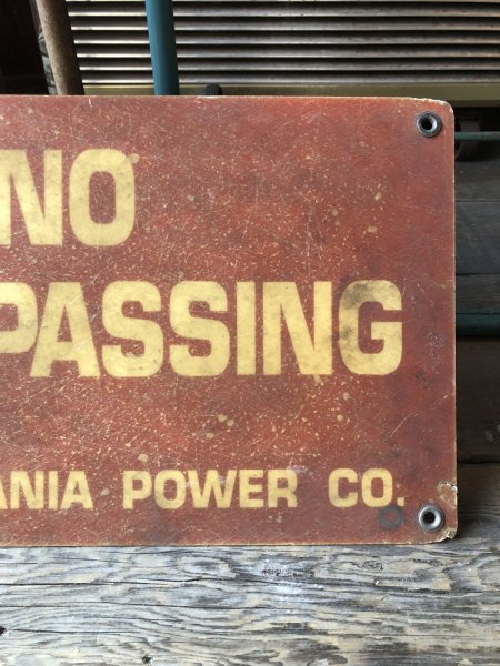 画像4: Vintage NO TRESPASSING Sign (A059) (4)