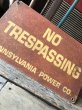 画像3: Vintage NO TRESPASSING Sign (A059) (3)