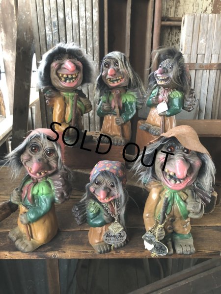 画像12: 60s Vintage Heico Troll Carrying Firewood Nodder Bobble Head (A080) (12)