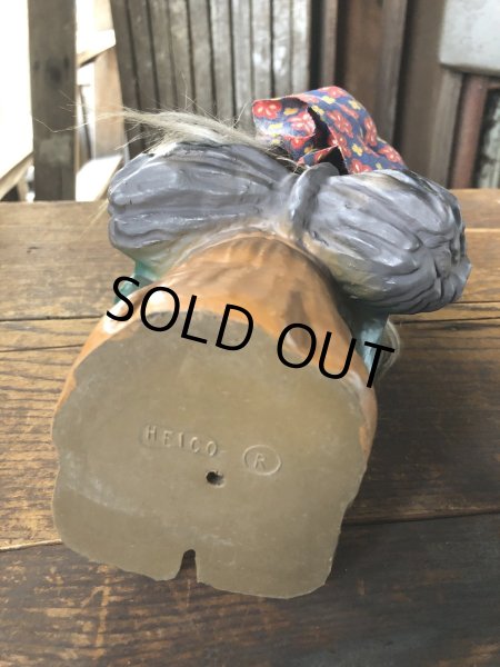画像5: 60s Vintage Heico Troll Carrying Firewood Nodder Bobble Head (A076) (5)