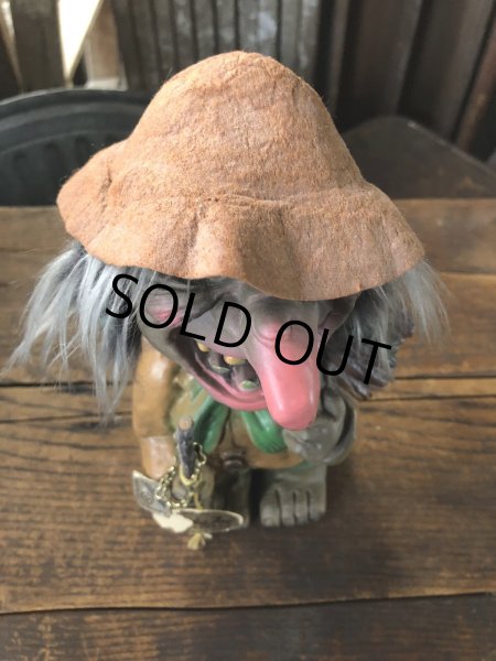 画像6: 60s Vintage Heico Troll Carrying Firewood Nodder Bobble Head (A080) (6)