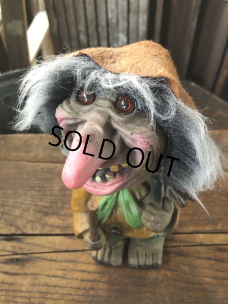 画像7: 60s Vintage Heico Troll Carrying Firewood Nodder Bobble Head (A079) (7)