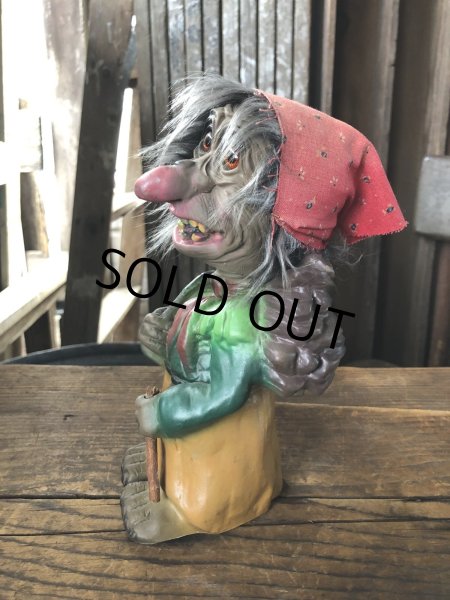 画像4: 60s Vintage Heico Troll Carrying Firewood Nodder Bobble Head (A075) (4)