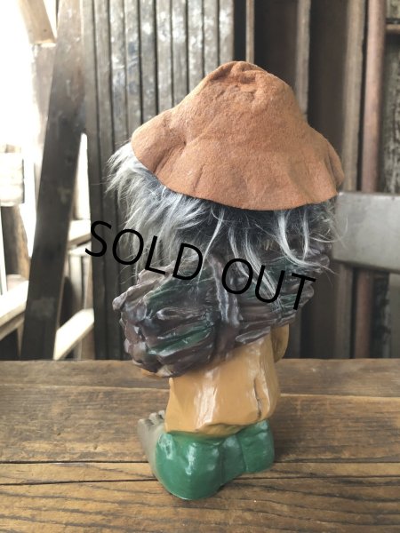 画像3: 60s Vintage Heico Troll Carrying Firewood Nodder Bobble Head (A080) (3)