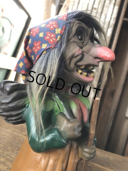画像7: 60s Vintage Heico Troll Carrying Firewood Nodder Bobble Head (A076) (7)
