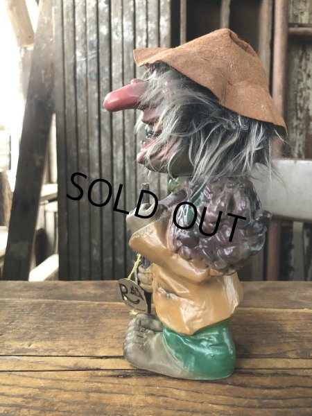 画像4: 60s Vintage Heico Troll Carrying Firewood Nodder Bobble Head (A080) (4)