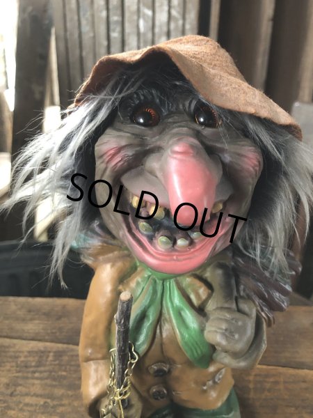 画像10: 60s Vintage Heico Troll Carrying Firewood Nodder Bobble Head (A080) (10)