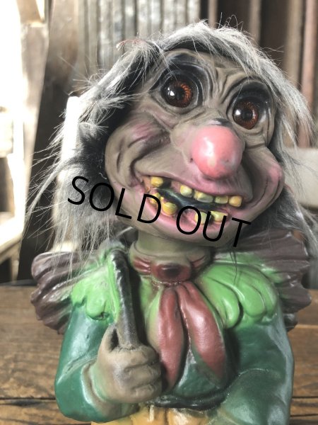 画像10: 60s Vintage Heico Troll Carrying Firewood Nodder Bobble Head (A075) (10)