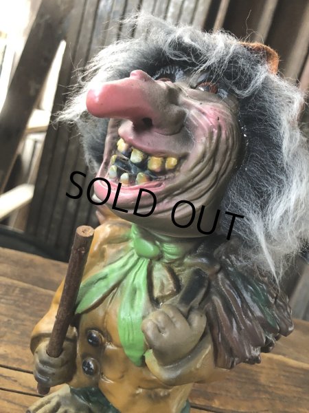 画像9: 60s Vintage Heico Troll Carrying Firewood Nodder Bobble Head (A079) (9)
