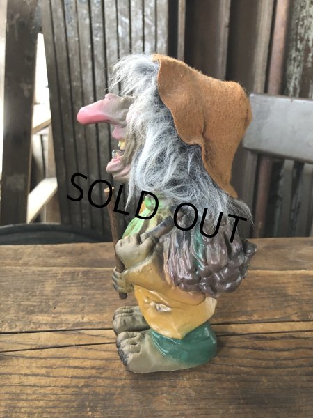 画像4: 60s Vintage Heico Troll Carrying Firewood Nodder Bobble Head (A079) (4)