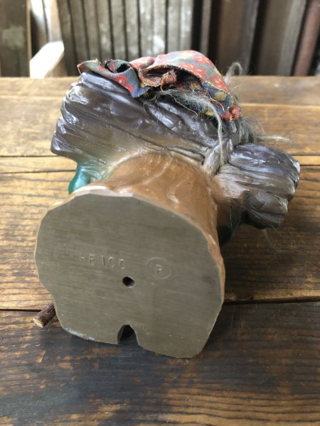 画像5: 60s Vintage Heico Troll Carrying Firewood Nodder Bobble Head Small Size (A077) (5)