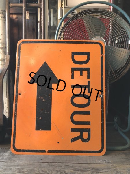 画像4: Vintage Road Sign DETOUR (A081) (4)