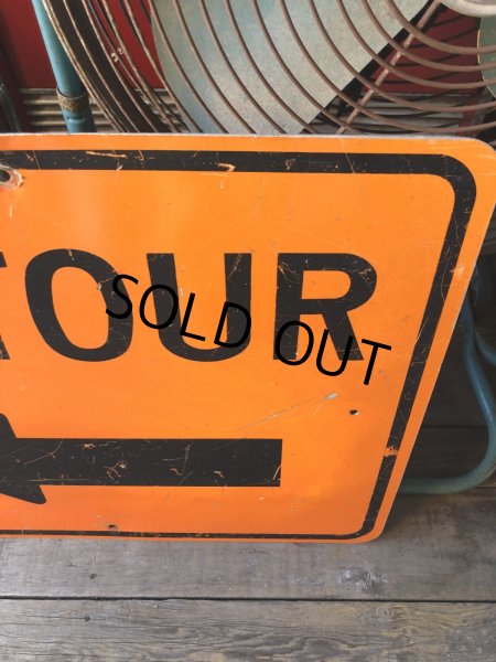 画像3: Vintage Road Sign DETOUR (A081) (3)