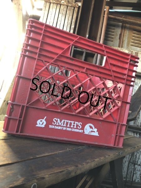 画像4: Vintage USA  DAIRY FOODS Heavy Duty Plastic Milk Crate SMITH'S (C)  (4)