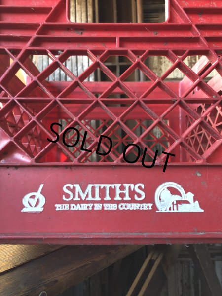 画像5: Vintage USA  DAIRY FOODS Heavy Duty Plastic Milk Crate SMITH'S (C)  (5)