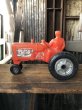 画像3: 60s Vintage Empire Tractor Plastic Mold Toy Red (A086) (3)