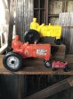 画像15: 60s Vintage Empire Tractor Plastic Mold Toy Red (A086) (15)