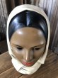 画像6: Vintage Mid-Century Marwal Chalkware Head Bust Statue (A089)  (6)